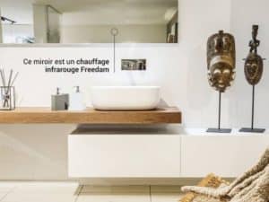 chauffage infrarouge freedam miroir