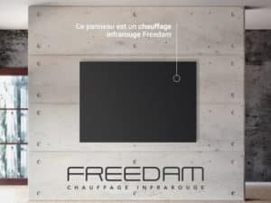 chauffage infrarouge freedam mur